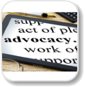 image of Advocacy on a tablet